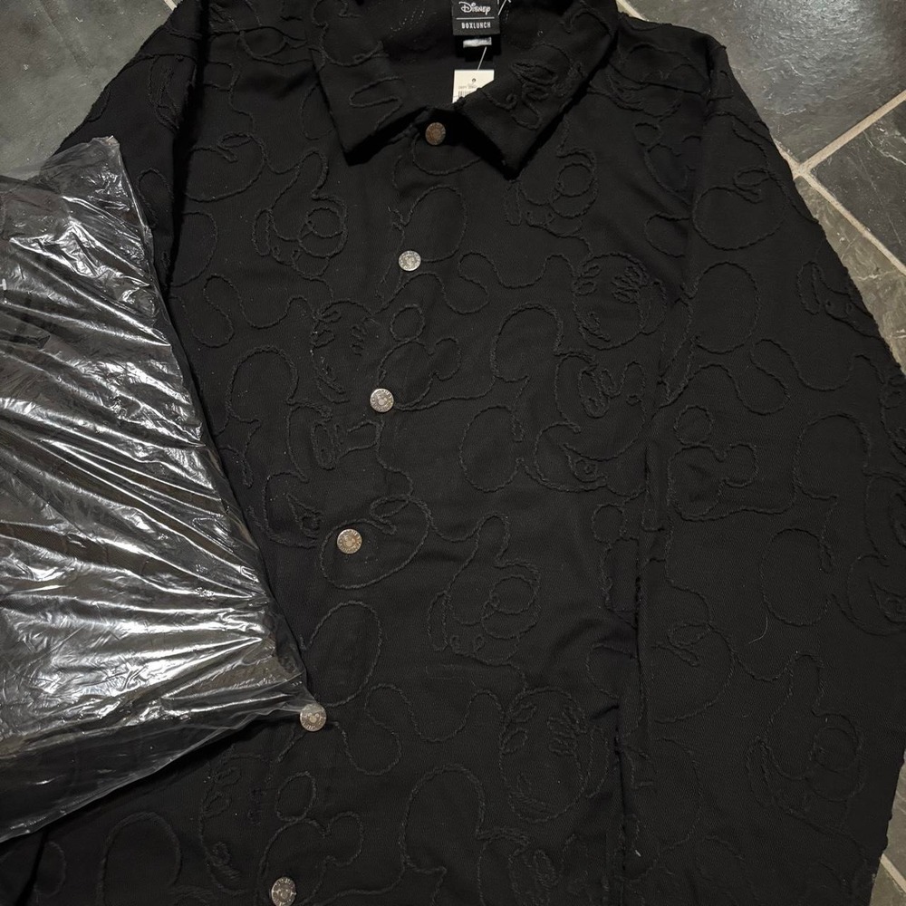 DEADSTOCK Disney BoxLunch Subtle String Design Denim Jacket - 3XL